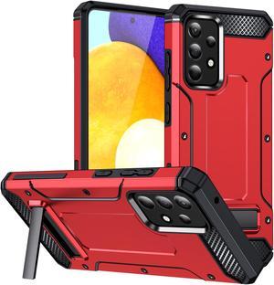 NEW Fashion Case with Stander Shockproof Case For Samsung Galaxy A52 5G For Samsung Galaxy A52s 5G Red