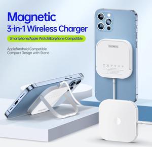 3IN1 Wireless Charger Stand Fast Charging Pad Chargers Dock Station for iPhone For Samsung  wireless charger For watch wireless charger for airpods