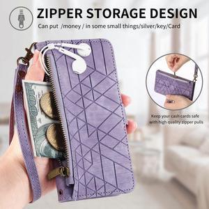 NEW Fashion Flip Case with holder Cover Shockproof Case For ZTE Axon 40 Ultra Purple