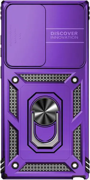 Fashion Case with Stander Shockproof Case For Pixel 8 Pro Case for Google Pixel 8 Pro (Purple)