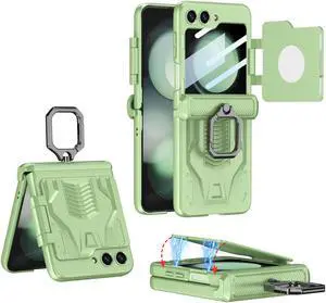 NEW Fashion Luxury Case For Samsung Galaxy Z Flip 5 for Samsung Galaxy Z Flip5 (Green)