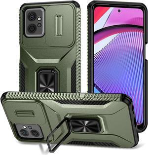 Fashion Case with Stander Shockproof Case For Moto g power 2023 for Motorola g power 5g 2023 (Green)