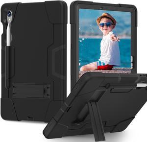 NEW Fashion Protective Case Holder Stander Case for Samsung Galaxy Tab S9 (11inch) SM-X710/SM-X716 / Samsung Galaxy Tab S9 FE (10,9inch) X718U (Black)