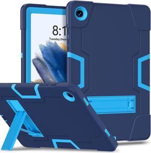 NEW Fashion Protective Back Cover Stander Case for Samsung Galaxy Tab A9 Plus For Samsung Galaxy Tab A9+ / SM-X210 / SM-X216 / SM-X218 (11 inch) (Blue)