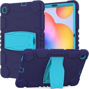 NEW Fashion Protective Back Cover Case for Samsung Galaxy Tab S6 Lite (10.4inch) 2024 SM-P620 / P625 / P627 / Tab S6 Lite 2022 SM-P613/P619 / Tab S6 Lite 2020 SM-P610 / P615 (Blue)