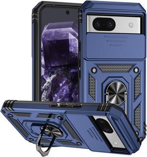 New Stylish Case with Stander Shockproof Case For Google Pixel 8A (Blue)