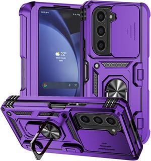 TYJKeJi Case with Stander Back Cover Case For Samsung Galaxy Z Fold6 For Samsung Galaxy Z Fold 6 (Purple)