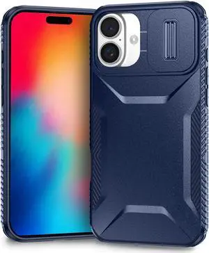 TYJKeJi Case Fashion Cover Case For iPhone 16 Plus (6.7inch) (Blue)