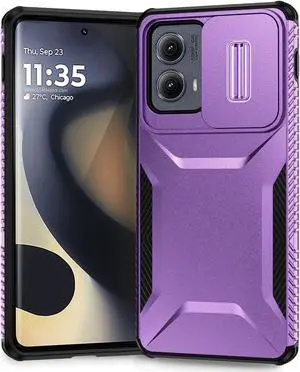TYJKeJi Case Fashion Cover Case For Motorola Edge 2024 For Moto Edge 2024 (Purple)