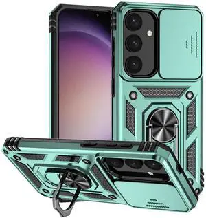 TYJKeJi Case with Stander Fashion Cover KickStand Case For Samsung Galaxy S25 Plus (S25+) (6.7inch) (Green)