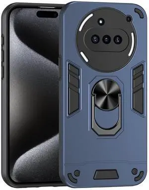 TYJKeJi Case with Stander Fashion Cover KickStand Case For Nothing Phone 3a (Blue)