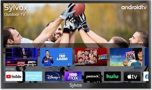 SYLVOX 55'' Outdoor Smart TV 4K UHD Waterproof TV 1000NIT High Bright, Android 11.0 Support Download APP ARC & CEC, Suitable for Outdoor Use(Deckpro Series)