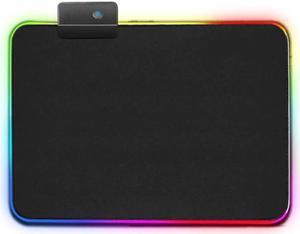 NewStyp Gaming Mouse Pad Computer Mousepad RGB Large Mouse Pad Gamer XXL Mouse Carpet Big Mouse Pad PC Desk Play Mat with Backlit 300*250mm