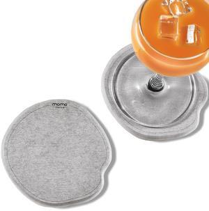 Stone Coasters for Drinks Ultra Absorbent Fast Drying Non Scratch Diatomaceous Earth Drycup Momo Lifestyle (2 Pack)