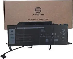 NF2MW Laptop Battery Replacement for Dell Latitude 7400 2-in-1 Latitude 9410 Series Notebook 7.6V 52Wh 6500mAh
