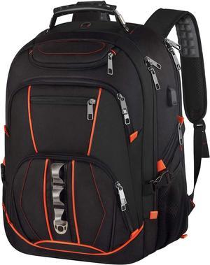 Travel Laptop Backpack,Extra Large 18.4 inch Gaming Laptop Backpacks with USB Charging Port,Big Capacity TSA Friendly RFID Anti Theft Pocket Durable College School Heavy Duty Computer Bookbag for Men