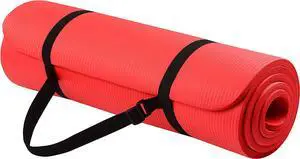 GoYoga All-Purpose 1/2-Inch Extra Thick High Density Anti-Tear Exercise Yoga Mat with Carrying Strap GoYoga All-Purpose 1/2-Inch Extra Thick High Density Anti-Tear Exercise Yoga Mat with Carrying Strap