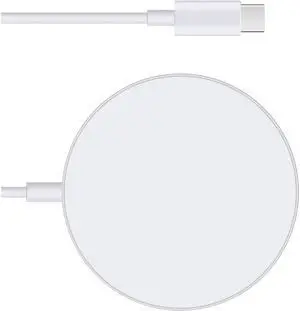 Magnetic Wireless Charger for Magsafe Charger, 15W Max Fast Wireless Charging Pad with USB C Port Only Compatible with iPhone 12/12 mini/12 Pro/12 Pro Max (White) Magnetic Wireless Charger for Magsafe Charger, 15W Max Fast Wireless Charging Pad with USB C Port Only Compatible with iPhone 12/12 mini/12 Pro/12 Pro Max (White)