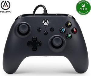 PowerA Wired Controller for Xbox Series X|S - Black, gamepad, wired video game controller, gaming controller, works with Xbox One and Windows 10/11