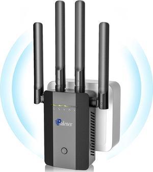 2023 WiFi Extender Signal Booster up to 9995sq.ft and 52+ Devices,Wireless Internet Repeater, Long Range Amplifier with Ethernet Port,Access Point, Internet Booster for Home, 5 Modes, 1-Tap Setup