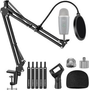  RGB Boom Arm, TONOR Adjustable Mic Stand with RGB Light for  HyperX QuadCast/Blue Yeti/Shure SM7B/Rode NT1, Rotatable Suspension Boom  Scissor Stand for Gaming Streaming Podcasting  Recording T90 :  Musical Instruments