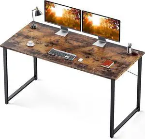 Coleshome 48 Inch Computer Desk, Modern Simple Style Desk for Home Office, Study Student Writing Desk, Vintage