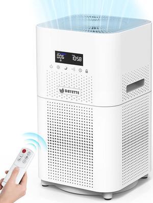 HEPA Air Purifiers for Home Large Room, CADR 400+ m³/h Up to 1720 Sq Ft, H13 Ture Hepa Air Filter Cleaner for Allergies Pet Dander Smoke Dust with 22dB Sleep Mode for Bedroom, White