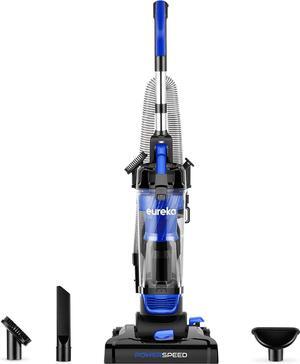 Eureka Lightweight Powerful Upright Vacuum Cleaner for Carpet and Hard Floor, PowerSpeed, New Model,Blue,black/New Model