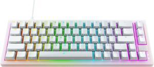 Mickey K5 Compact Gaming Keyboard RGB Wired US Layout (White)