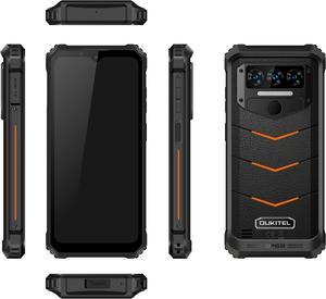 OUKITEL WP38 Rugged Smartphone Unlocked - 2024 12GB+256GB Rugged Cellphones, 10600mAh Battery IP68/IP69K Android 13 Waterproof 6.52" HD+ Mobile Phone, OTG/NFC/4G Dual SIM/Fingerprint/T-Mobile Orange