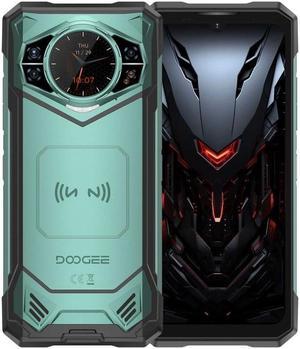 DOOGEE S200X AI triple-proof phone, side key fingerprint, 32GB+512GB, 6.72-inch Android 14 Dimensity 7050 Octa-core 2.6GHz, Network: 5G, OTG, NFC Green