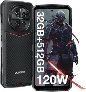 DOOGEE DK10 5G Rugged Smartphone 2024,32GB+512GB,120W Fast Charging(QI 50W),6.67120Hz 2.5K AMOLED Display Rugged Smartphone,Octa Core Rugged Cell Phone,Fingerprint,NFC/OTG