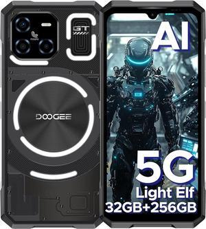 DOOGEE Blade GT (2025) 5G Rugged Phone with LED Light Effect,10.5mm Ultra-Thin,32GB+256GB Android 14 Rugged Cell Phone,Octa Core Gaming Phone,6.72" FHD+120Hz,48MP+20MP,IP68 Waterproof Phone