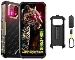 Ulefone Armor 22 Rugged Smartphone Unlocked, 64MP + 64MP, Helio G96 16GB(8+8) RAM, 6.58FHD+ 120Hz Screen, 33W Charging 6600mAh Battery, IP68/IP69K Waterproof Phone, NFC/IR Blaster Green 128GB