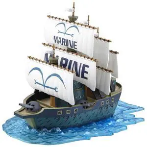 Bandai Hobby One Piece Grand Ship Collection #7 Marine Warship Model Kit - BAS5055619 Bandai Hobby One Piece Grand Ship Collection #7 Marine Warship Model Kit - BAS5055619