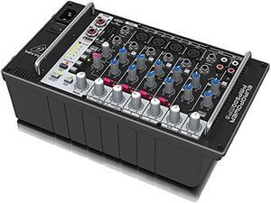 Behringer Powered mixer Max 2 x 250W High quality mic preamp Super lightweight Equipped with reverb Equipped with MP3 player PMP500MP3