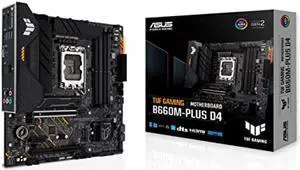 ASUS INTEL 12th Generation CPU (LGA1700) Compatible B660 Chipset mATX Motherboard TUF GAMING B660M-PLUS D4 [Domestic]