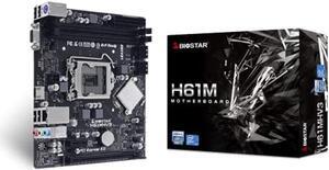 BIOSTAR Intel LGA1155 CPU compatible MicroATX motherboard with H61 chipset H61MHV3