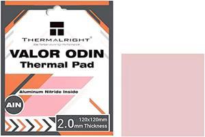 Thermalright VALOR ODIN THERMAL PAD 120 x 120mm Thickness 2.0mm High Thermal Conductivity Thermal Pad Laptop/Game Console/Smartphone Thermal Conductivity 15W/mk Japanese Product