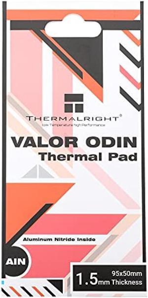 Thermalright VALOR ODIN THERMAL PAD 95 x 50mm Thickness 1.5mm High Thermal Conductivity Thermal Pad Laptop/Game Console/Smartphone Thermal Conductivity 15W/mk Japanese Product