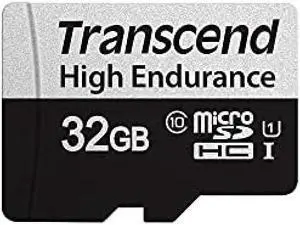 Transcend Japan High durability microSD card 32GB UHS-I U1 Class10 Drive recorder with SD card conversion adapter for security camera TS32GUSD350V