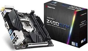 BIOSTAR Intel 10th Generation Compatible Z490 Mini-ITX Motherboard [Z490GTN]