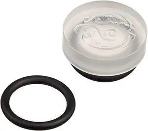 BITSPOWER Bits Power G1/4 in. Crystal Stop Fitting II Clear/Black BP-ACSTII-BK