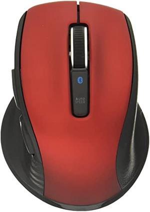 Digio2 5 Button Blue LED Mouse Small Wireless Bluetooth Quiet Red Z8401