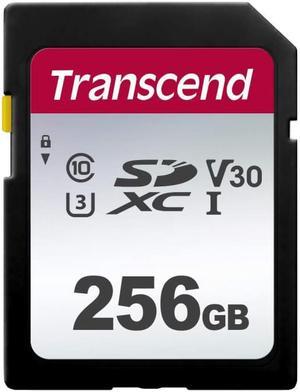 Transcend SD card 256GB UHS-I U3 V30 Correspondence Class10 (Maximum transfer speed 95MB / s) TS256GSDC300S-E