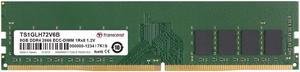 Transcend Corporate (Business) Commercial/Industrial Samsung DRAM DDR4-2666 ECC-DIMM 1Rx8 8GB 1.2V TS1GLH72V6B