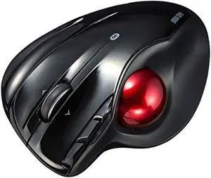 Sanwa Supply Wireless Trackball (Bluetooth4.0 / Laser Sensor / Left / Right Scroll / Black) MA-BTTB1BK Sanwa Supply Wireless Trackball (Bluetooth4.0 / Laser Sensor / Left / Right Scroll / Black) MA-BTTB1BK