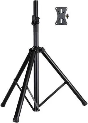 Speaker Stands Adjustable Height Professional Heavy Duty DJ Tripod with Mounting Bracket;     Extend from 29 to 53 inches
