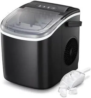 Countertop Ice Maker; Makes 26 lbs of Ice in 24 Hours