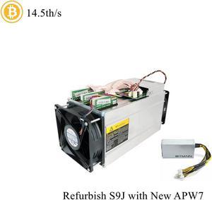 S9j Bitmain Antminer Miner 14.5Th/s With New APW7 Bitmain PSU